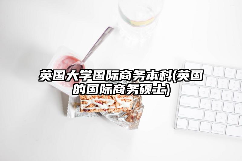 英国大学国际商务本科(英国的国际商务硕士)