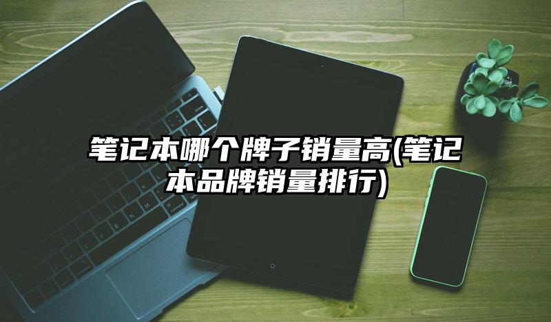 笔记本哪个牌子销量高(笔记本品牌销量排行)