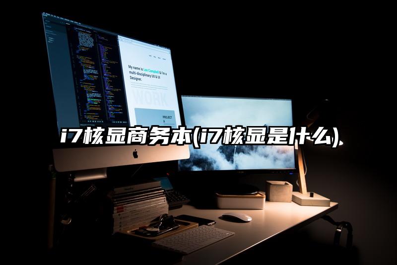 i7核显商务本(i7核显是什么)