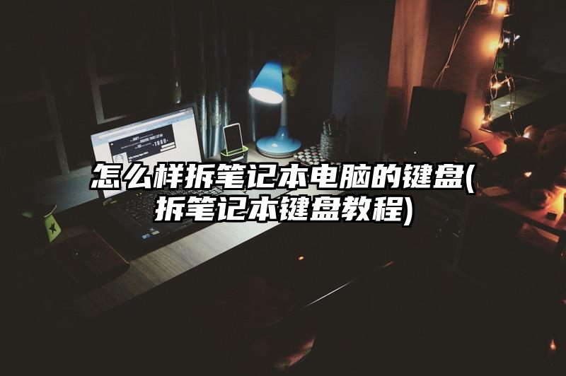 怎么样拆笔记本电脑的键盘(拆笔记本键盘教程)