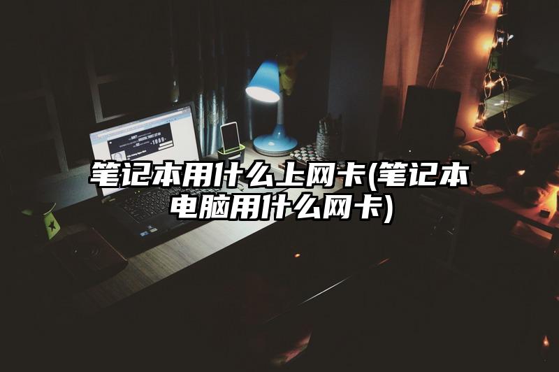笔记本用什么上网卡(笔记本电脑用什么网卡)