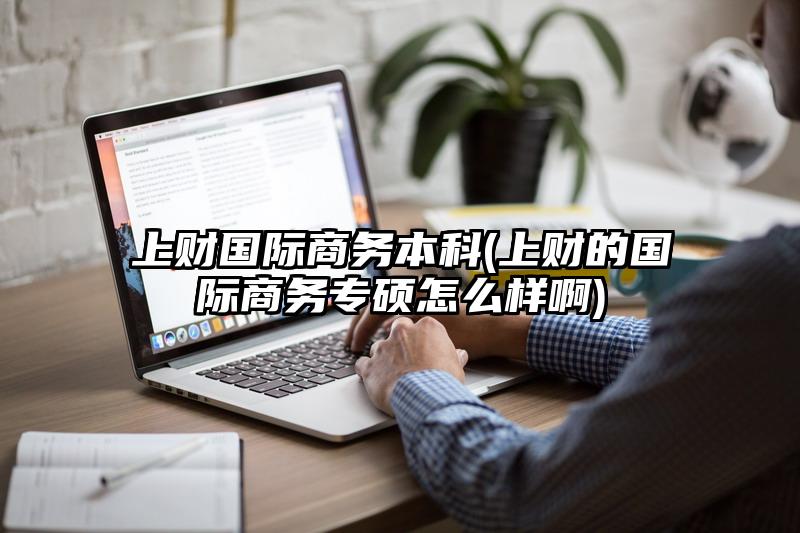 上财国际商务本科(上财的国际商务专硕怎么样啊)