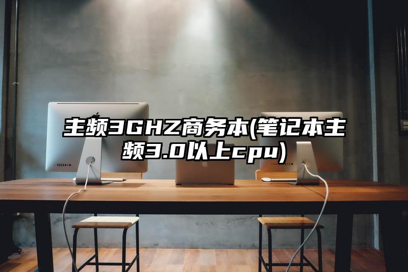 主频3GHZ商务本(笔记本主频3.0以上cpu)