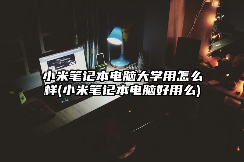 小米笔记本电脑大学用怎么样(小米笔记本电脑好用么)