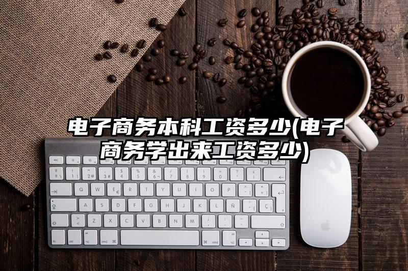 电子商务本科工资多少(电子商务学出来工资多少)